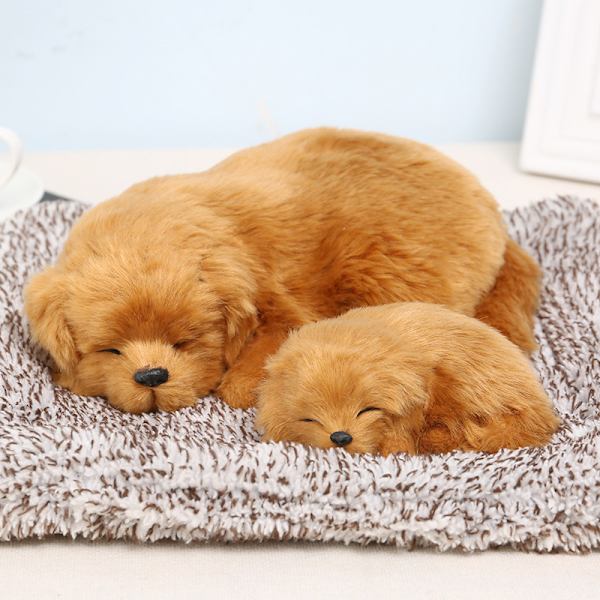 Aktivt kol simuleringshund bil tillbehör bambukolspåse, För att ta bort formaldehyd och lukt Golden Retriever