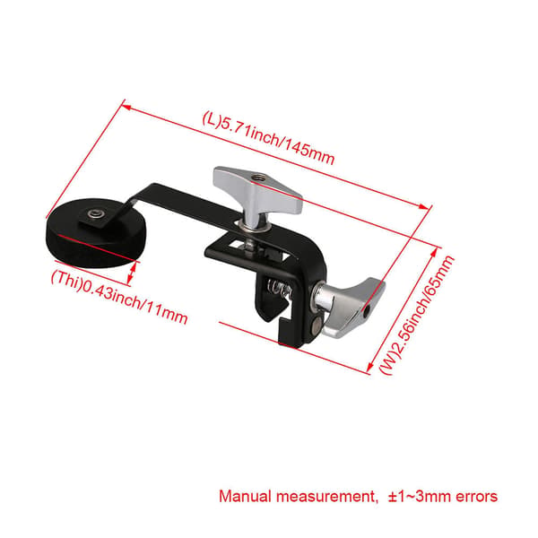 Svart metallfiltställ trumset intern tonkontroll trumsilencer set om 3