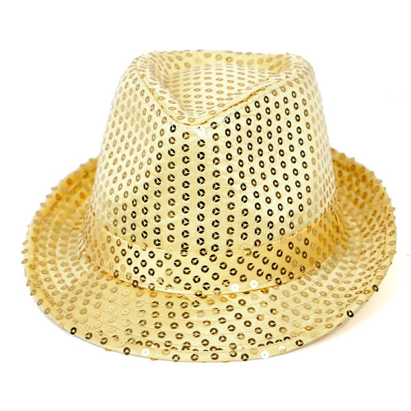 Paillet hat, unisex, diskoudstyr, diskotilbehør, karneval, kostume, temafest, temafest