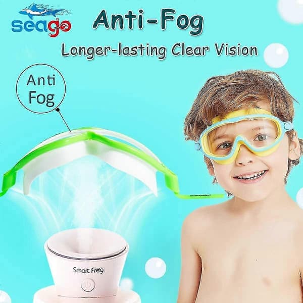 Simglasögon för barn 2-pack Anti-imskydd UV-skydd Bred synfält Simglasögon för åldrarna 3-14 Blue & Green