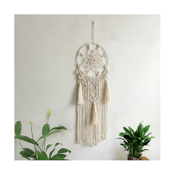 Drömfångare för sovrum, vuxna, boho väggdekor, drömfångare, macramé väggdekoration, heminredning