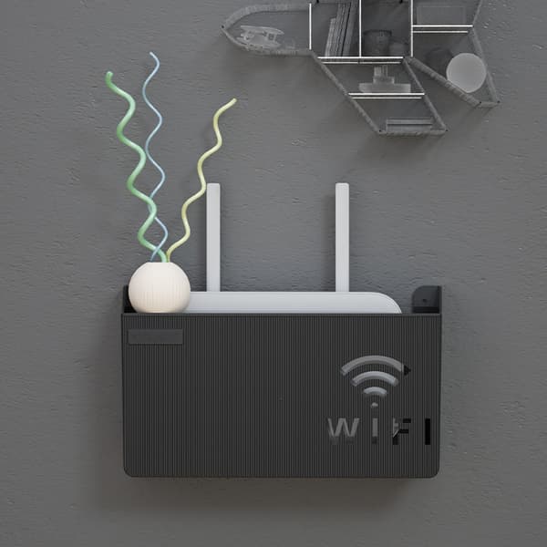 WiFi-ruterhylle, veggmontert, for dekoder