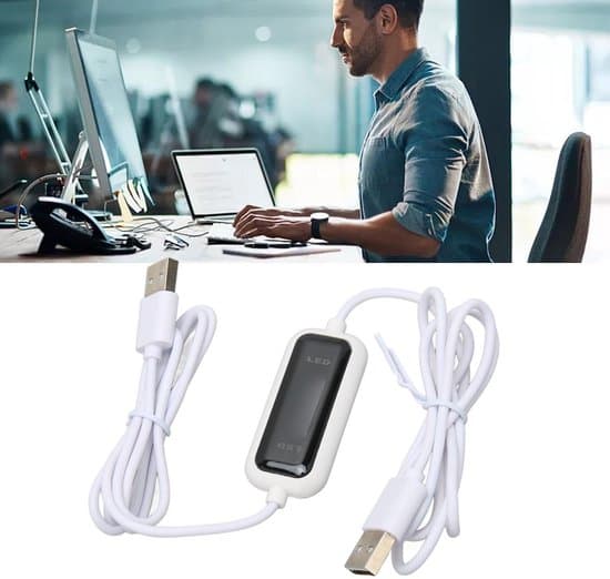 USB-dataöverföringskabel - Plug-and-Play PC-överföringskabel - Snabb överföring mellan Windows-datorer - 1 enhet - Svart (hemanvändning)