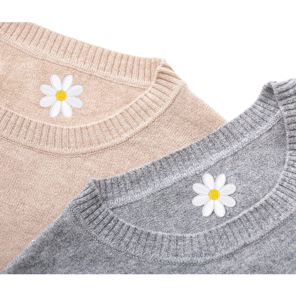 10 st blomsterlappar sy på applikationer broderi sy lappar applikationer