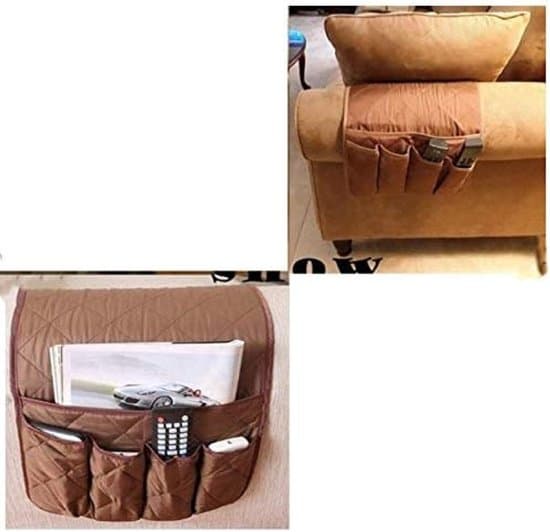 Armleneorganisator med flere rom for sofa og stol