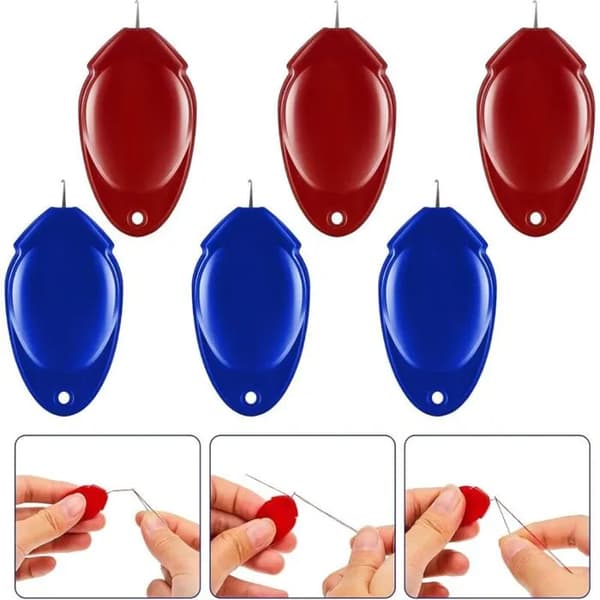 Hand-sy nålträdare, enkel DIY plasttrådögla