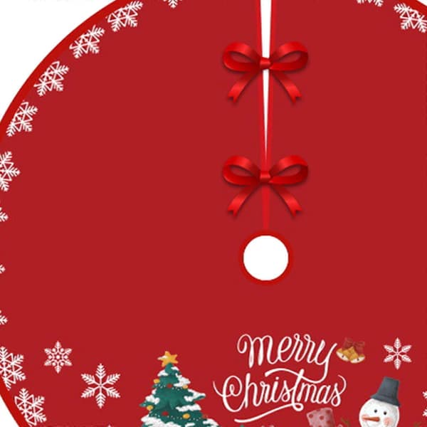 Juletræsmåtte Base Cover Juletræsmåtte Diameter 90cm Varm Ju Style D