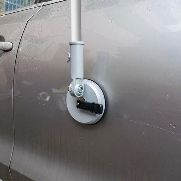 Sugekopp Flaggfeste - Kraftig Aluminiumslegering - Holder Sikkert Opptil 122 kg