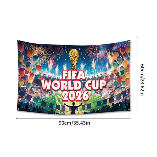 VM 2026 - 1: Hængende Flagbanner