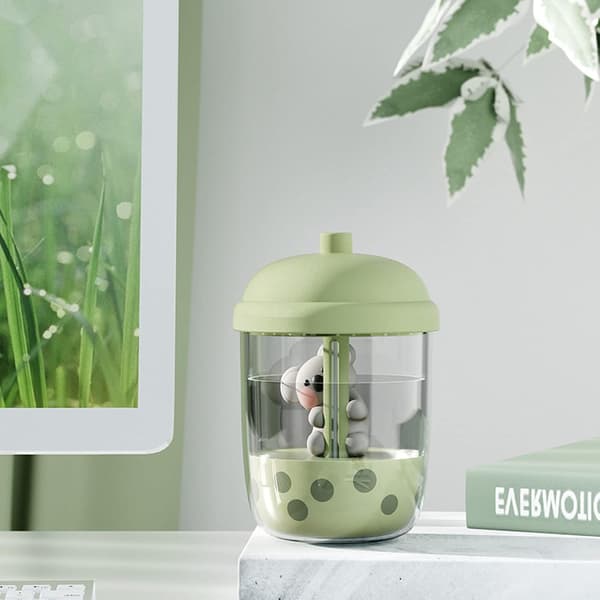 Mini luftfugter, koala dyre-luftfugter, bærbar kølig tåge luftfugter, USB skrivebordsluftfugter, hjemmeluftfugter