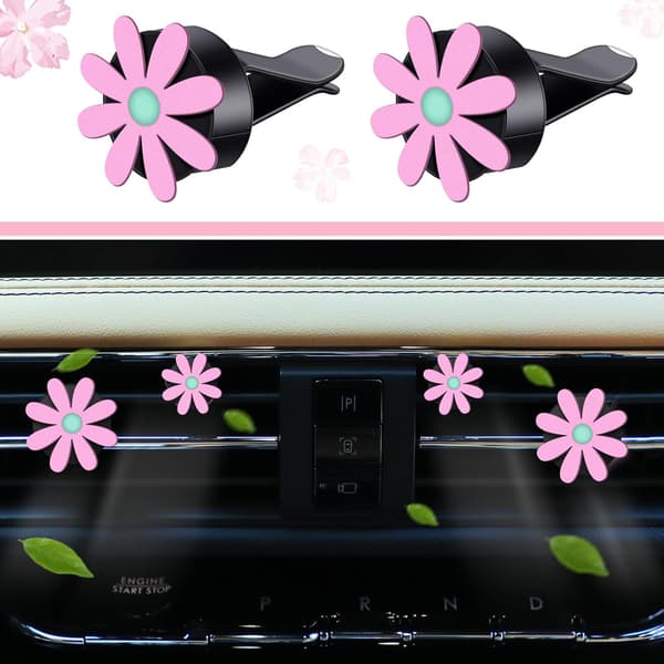 Set med 10 rattöverdrag - Rosa - Diameter 36,8-39,4 cm - Universal - Luftventilklämmor ingår