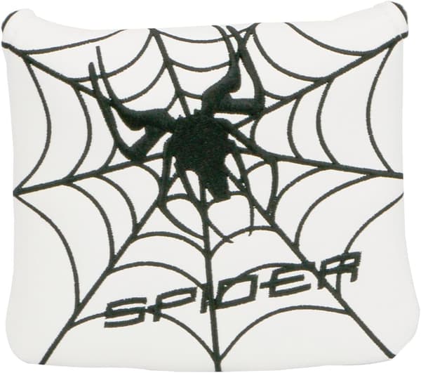 Firkantet køllehodebeskyttelse for putter, golfhodebeskyttelse for TaylorMade Spider A4-WELLNGS A4/NT Spider Broderi Puttertrekk Mallet Golfkøllehodebeskyttelse