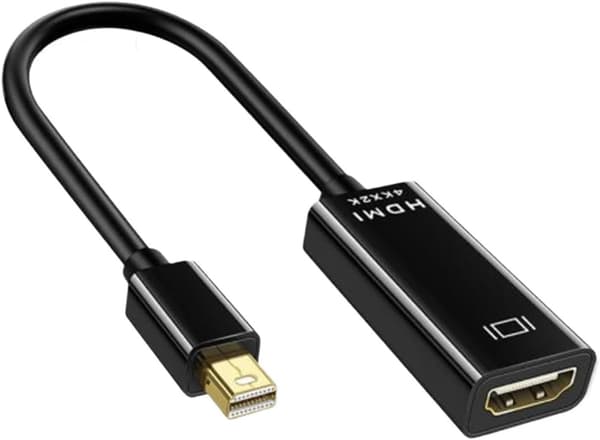 Mini Display Port til HDMI-adapter Mini DP-kabel for Thunderbolt 2 HDMI-konverter for MacBook Air 13 Surface Pro 4