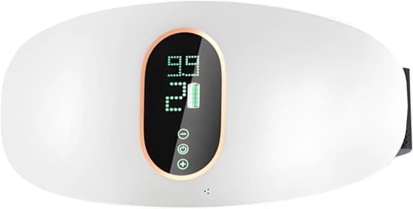 Bærbar taljemassager, lindring til mave og ben, USB-opladning