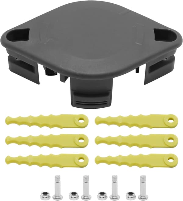 Erstatningshode og kniver for gresstrimmer - Automatisk mating - 6 erstatningskniver