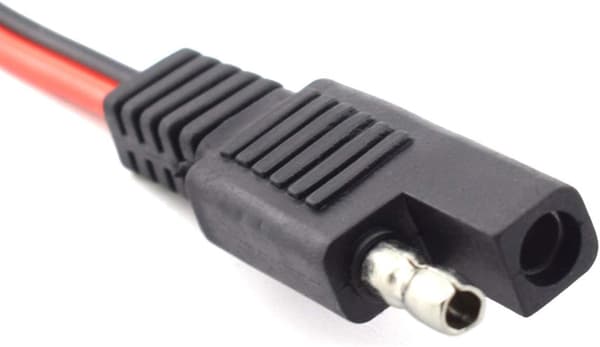 2st 18awg Sae Förlängningskabel 2-polig Sae Snabbkoppling 10a Solbatteripanel S-hao