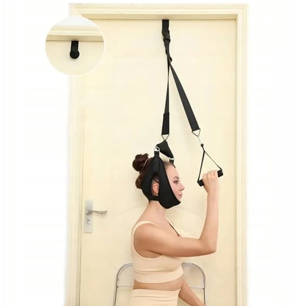 Cervical Traction & Stretching Tool – Nakkestropp for Muskelavslapning, Sirkulasjon og Tretthetslindring