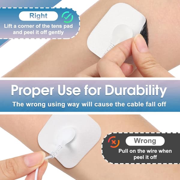 Rabat! Højkvalitets 20 stk. Cm elektrodepuder selvklæbende elektroder til TENS-terapimaskiner fysioterapi