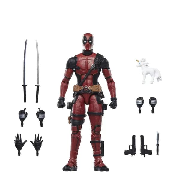 DEADPOOL FIGUR CA. 20 CM, X-MEN LEGENDS MARVEL LEDDLEKE BARNEGAVE