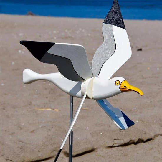 3D Magisk Vindmølle - Metal Vindspinner - Kinetisk Skulptur