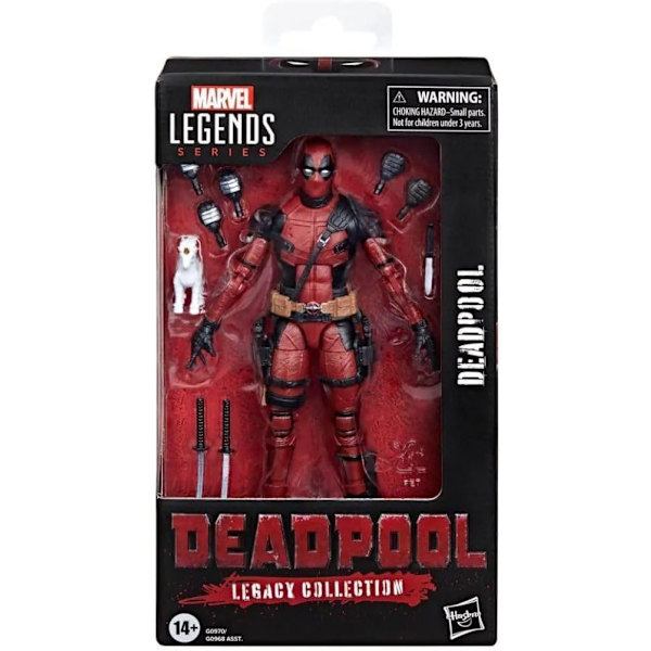 DEADPOOL FIGUR CA. 20 CM, X-MEN LEGENDS MARVEL POSITIVT LEGETØJSGAVE TIL BØRN