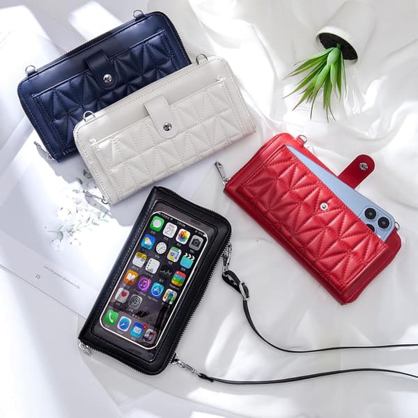 Liten telefonväska Crossbody-väskor för kvinnor Liten reseplånbok Pekskärm