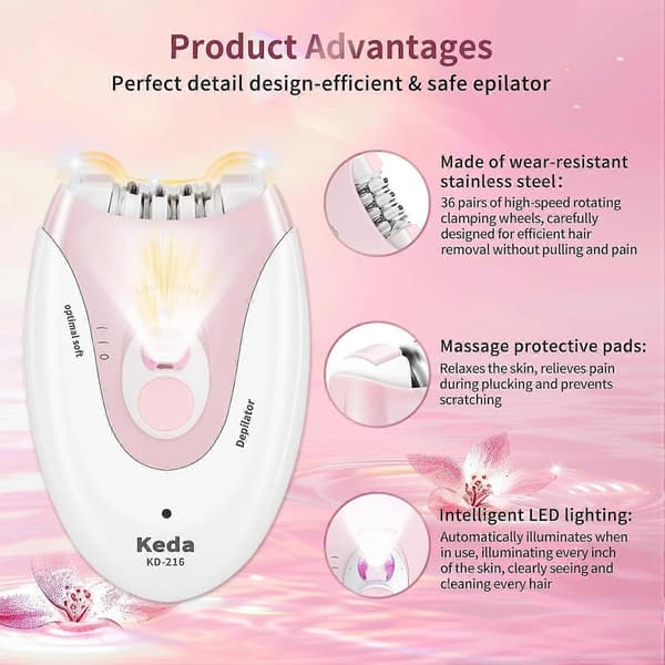 2026 Seneste Model Epilatorer Hårfjerning til Kvinder, Glat Glide Epilator til