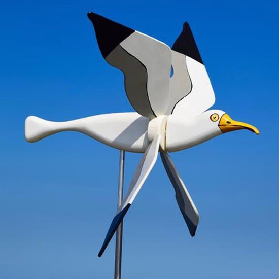 3D Magisk Vindmølle - Metal Vindspinner - Kinetisk Skulptur