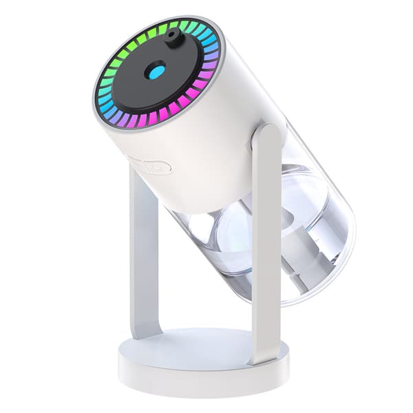 Portabel Ultraljud Luftfuktare, Mini Bil Luftfuktare Diffuser Med Stjärnprojektorlampor, Tyst Luftdiffuser Med USB-laddning För Hem Bil (1 vit)