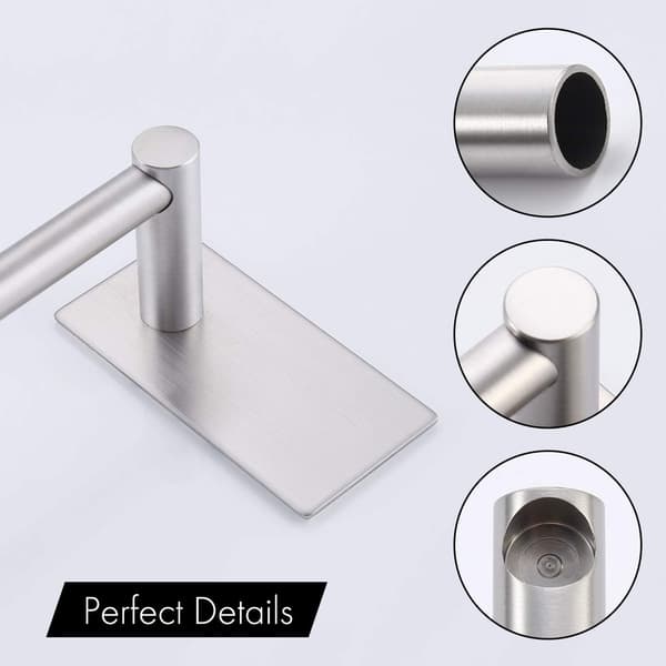 Baderomshåndkleholder Selvklebende Håndklestang SUS 304 Rustfritt Stål Rustfri Børstet Finish