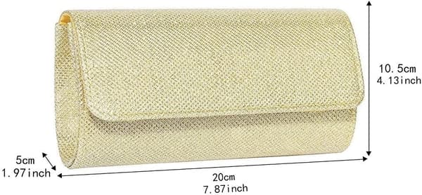 Aftonväska Clutch Handväskor för Kvinnor Damer Glittrande Party Handväska Bröllopsväska
