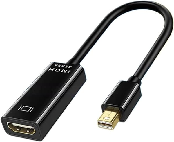Mini DisplayPort til HDMI-adapter Mini DP-kabel til Thunderbolt 2 HDMI-konverter til MacBook Air 13 Surface Pro 4