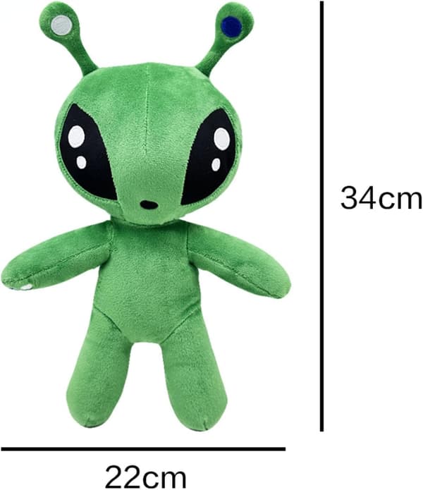 Plyslegetøj Grøn Alien Plyslegetøj Alien Udstoppede Bløde Søde Dyrelegetøjsgaver