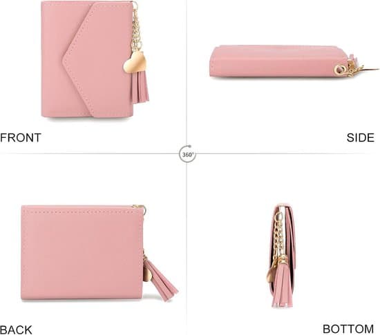 Slank pung til kvinder pink 11.5*9*1.5 Moderne