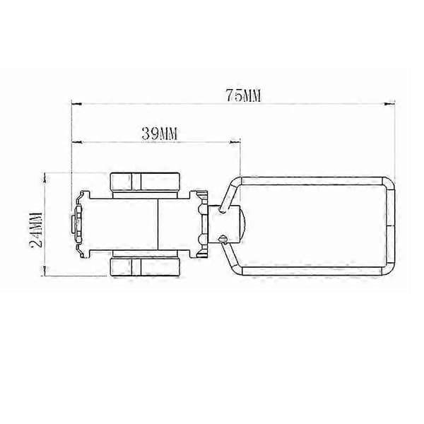 Gaskonverteradapter för campingkök med påfyllningsfunktion för platt tank