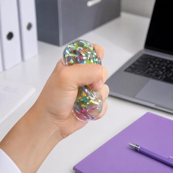 Bånd Squishy Legetøj, Langsomt Stigende Sukker Squishy Terninger Stresslindring 2,16 Tommer Stressbolde Angstdæmpende Fidget Legetøj Voksne