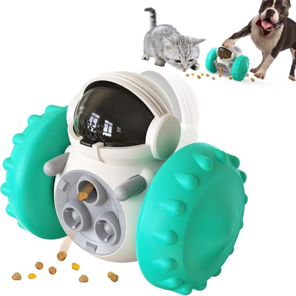 Hunde Snuse Legetøj & Godbid Dispenser - Interaktivt Langsomt Foder Puzzle til Mental Stimulering, Egnet til Små/Mellemstore Hunde & Katte