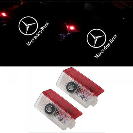 Laser Logo Projektor til Bildøre - Mercedes E, C, S, GLA Modeller - Kan Tilpasses - Velkomstbelysning