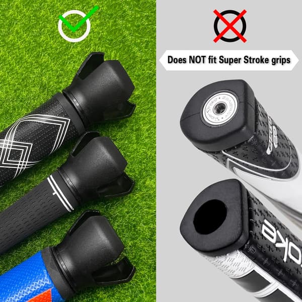 3 stk. Golfboldopsamler 3-klo Golfboldopsamler Gribere Saml op Rygbeskytter Klo Tilbehør til Golf Putter Greb
