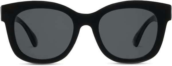 Oversized \"Center Stage\" lese-solbriller for kvinner