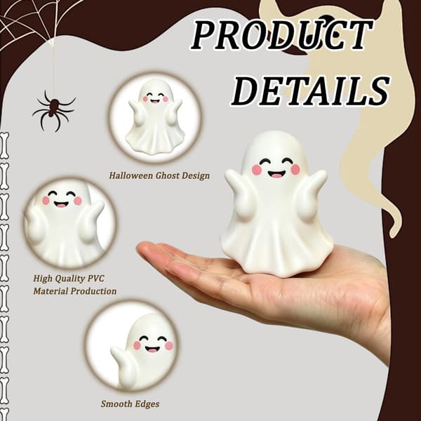 Halloween Spökfigur Söta Spökstatyer i Harts 1 st