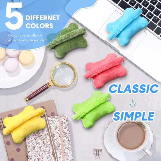 Handledsstöd – 5-pack – Bärbart – Mus handledsstöd – 7,5 x 6,5 x 2,5 cm – Bekvämt handledsstöd – Lätt och bärbart – Liten handledskudde