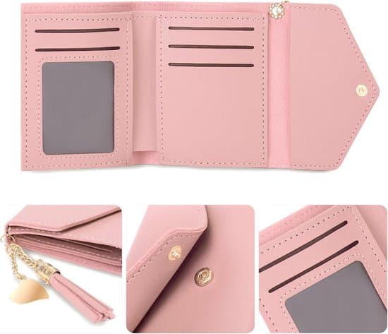 Slank pung til kvinder pink 11.5*9*1.5 Moderne