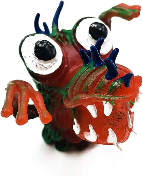 Silikonmonster Fingerdocka 5 Delar Tecknad Läskiga Monster Leksaker 3,3 cm per Fingerdocka för Barn Pojkar och Flickor