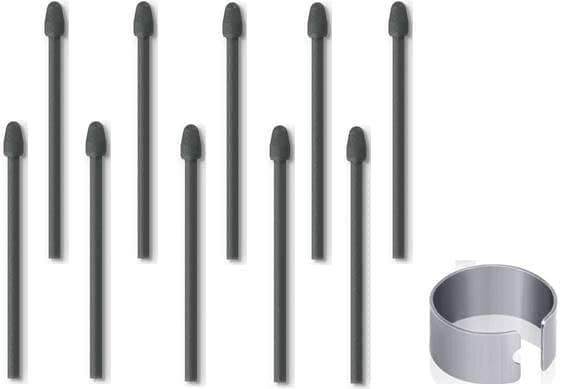 Erstatningsspidser til BOOX Stylus Pen til Pen2 Pro til Max Lumi2 til Note Air2 til Note5 til Nova Air C til Remarkable2, A Sort 10 STK