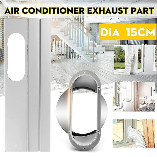 Bærbart klimaanlæg ventilationssæt – Justerbar ventilation op til 110 cm – Holdbart ABS-materiale – Forbedrer køleydelsen