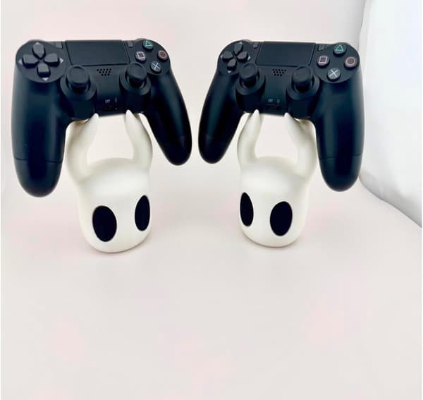 Minimalistisk Spelkontrollhållare – Universell Display för Spelkontroller – Spelbord Organizer – Tryckt Spelarpresent
