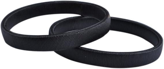 2st Herr Elastisk Ärmhållare Armband Svart Elastisk Stål Skjortstrumpa för Polerat Utseende