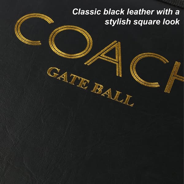 Magnetisk Gate Ball Coaching Board, Gate Ball Clipboard til trænere, med whiteboardmarkører og viskelædere, lynlåsdesign, til undervisning
