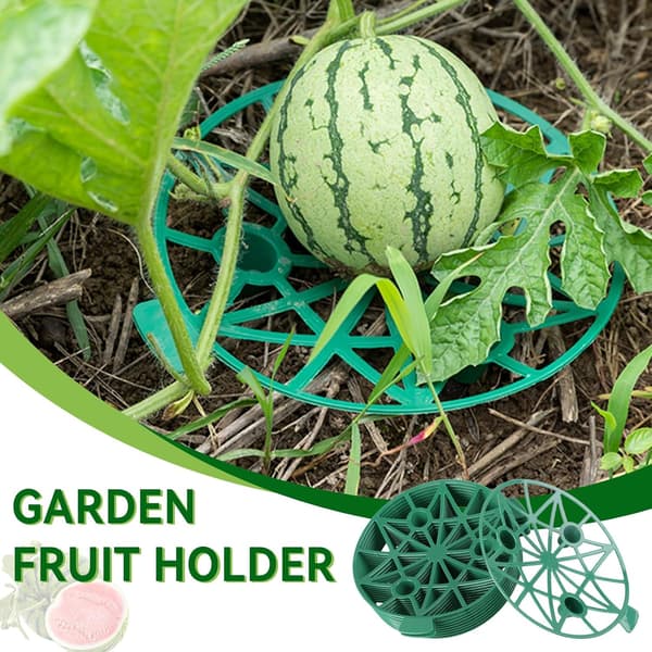 10 st melonvagga, vattenmelonhållare, melonpumpa-stöd, plastpumpa-stödsats för cantaloupe, squash, vattenmelon